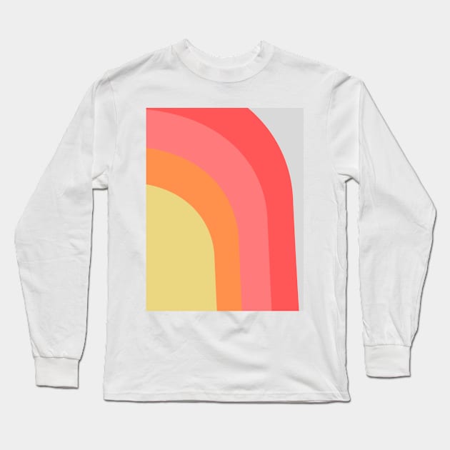 Boho rainbow pattern Long Sleeve T-Shirt by Word and Saying